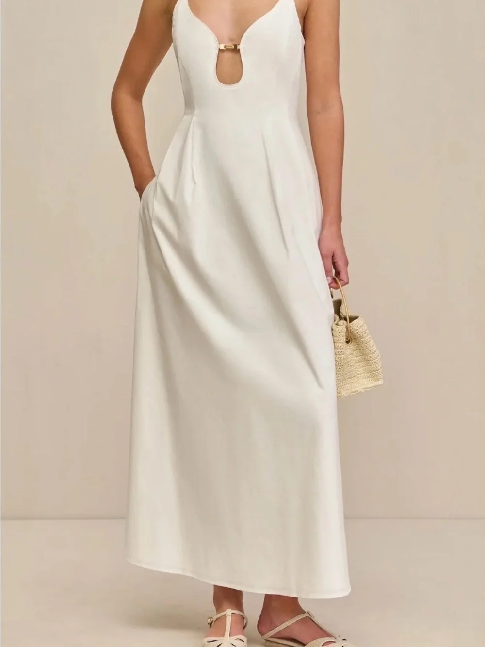 cult gaia dress cut out | Dresses | Cult Gaia Ellaria Maxi Size:2-4 Months Sleeveless Cotton Day Dress season:Spring 2026 Baylee this piece falls effortlessly